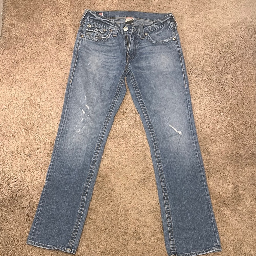 True Religion Men’s Straight Leg Jeans Waist Size 31